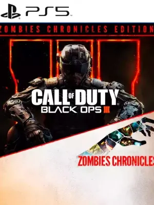 CALL OF DUTY BLACK OPS III MAS DLC ZOMBIES CHRONICLES ESPAÑOL PS5